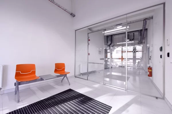 SafeDX data centre reception in Prague Vysočany