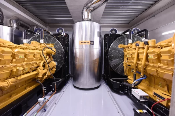 Motor generators caterpilar in SafeDX data centre
